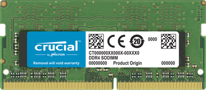 Crucial 32GB (1x32GB) DDR4 SODIMM 3200MHz CL22 1.2V Dual Ranked Laptop Laptop Me
