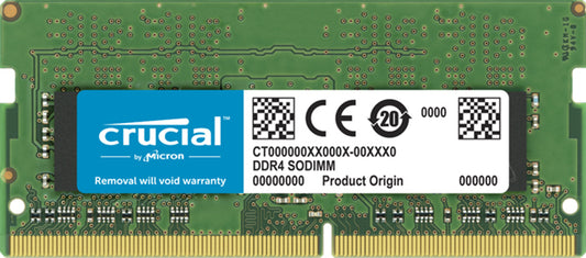Crucial 32GB (1x32GB) DDR4 SODIMM 3200MHz CL22 1.2V Dual Ranked Laptop Laptop Me
