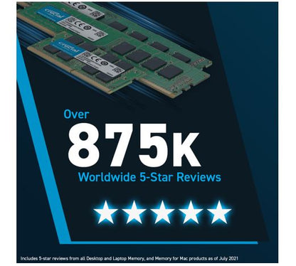 Crucial 8GB (1x8GB) DDR5 SODIMM 5600MHz C46 1.1V Laptop Laptop Memory