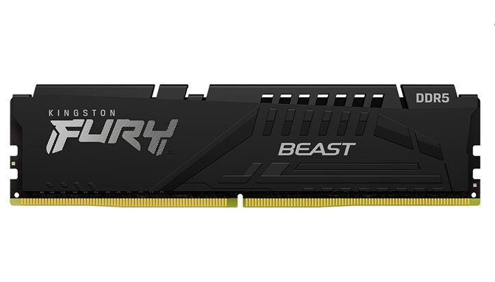 Kingston 16GB (1x16GB) DDR5 UDIMM 6000MHz CL36 FURY Beast Black EXPO Gaming PC Desktop Memory