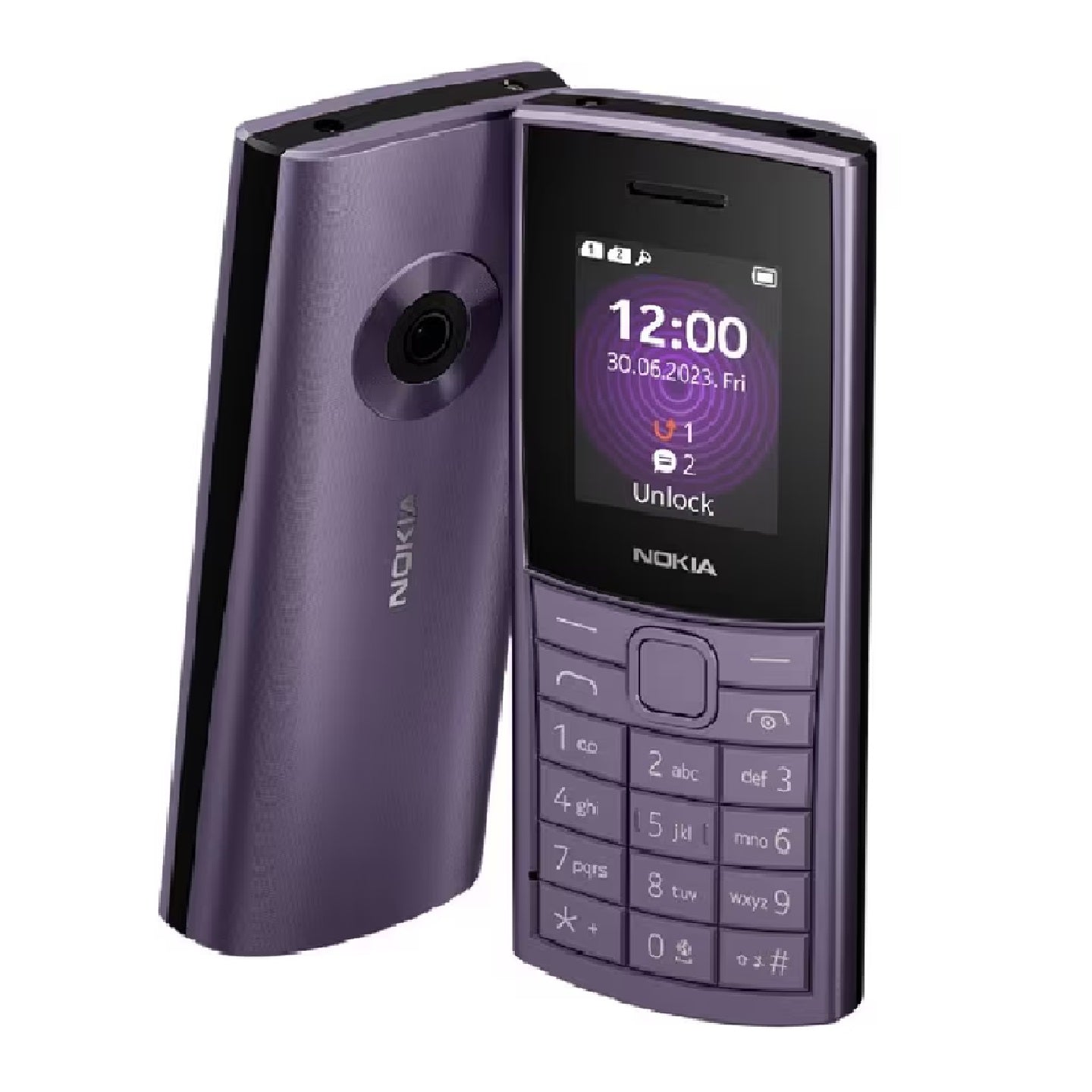 Nokia 110 4G 128MB - Purple (1GF018NPF1L01)*AU STOCK*, 1.8', 48MB/128MB, Dual SI