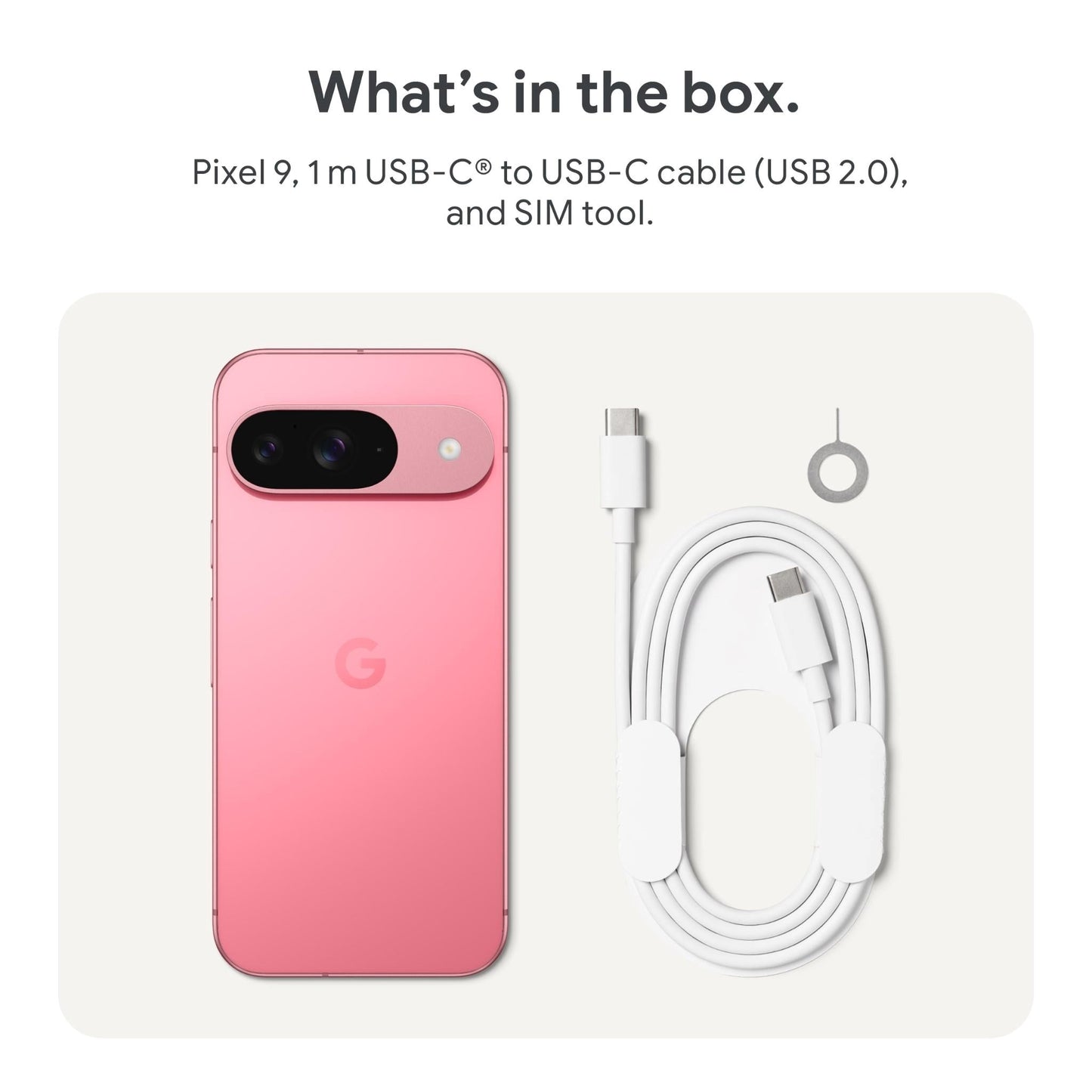 Google Pixel 9 5G 128GB - Peony (GA05841-CA),*AU STOCK*, 6.3' , OLED, 120Hz, 12G