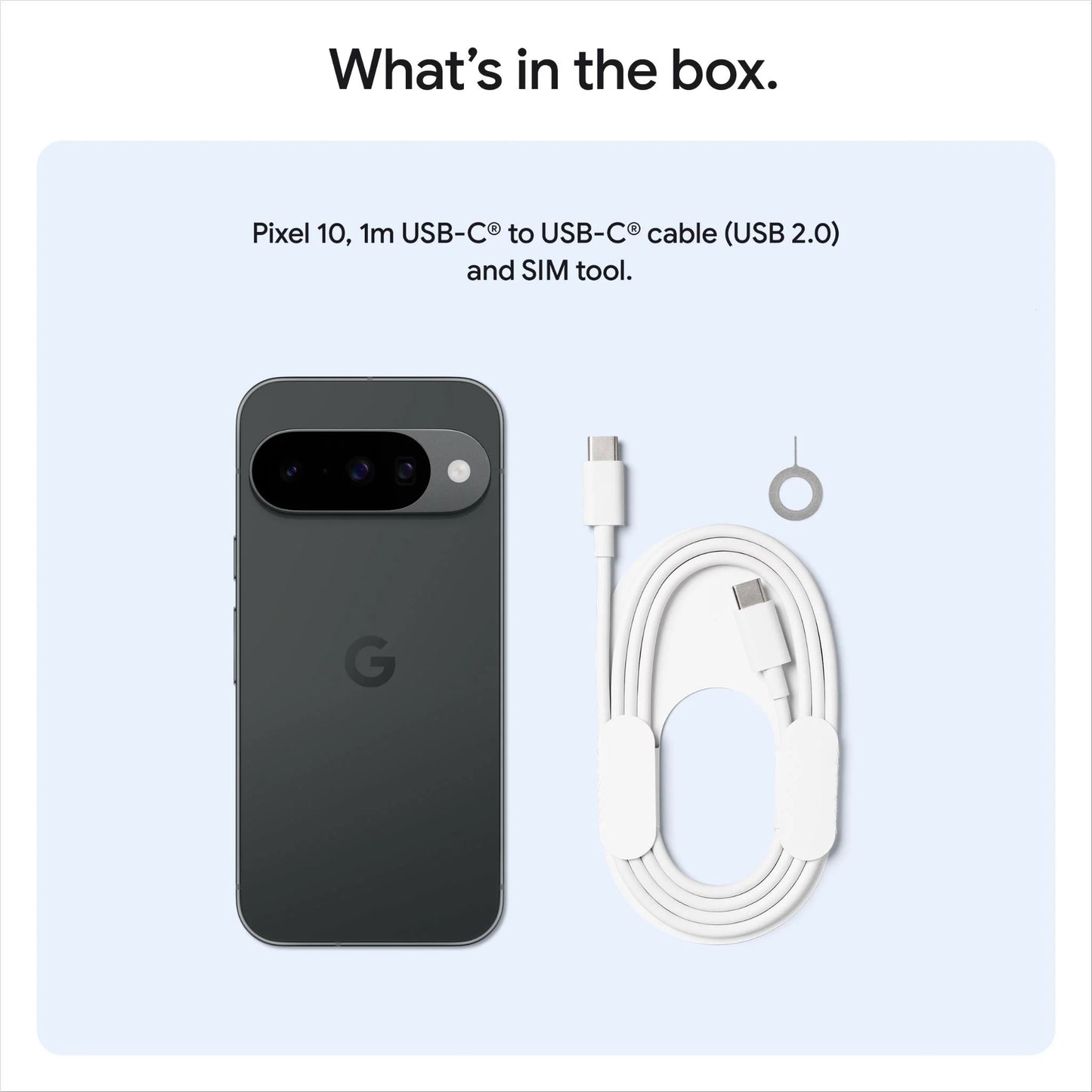 Google Pixel 10 5G 256GB - Obsidian (GA09883-CA) *AU STOCK*, 6.3', OLED, 120Hz, 12GB/256GB, 48MP/10.5MP, Single+ eSIM, 4970mAh, 2 Years Warranty