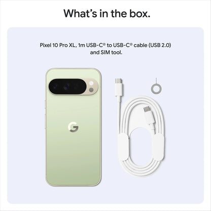 Google Pixel 10 Pro XL 5G 256GB - Jade (GA10432-CA) *AU STOCK*, 6.8*, OLED, 120Hz, 16GB/256GB, 50MP/42MP, Single+ eSIM, 5200mAh, 2 Years Warranty