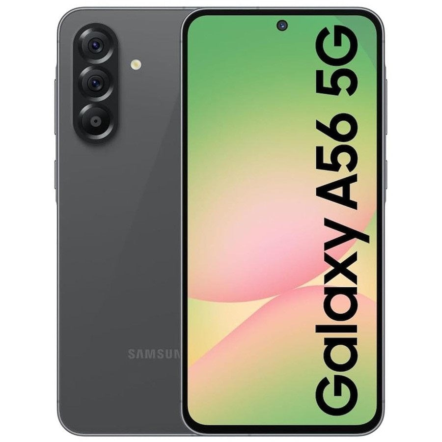 Samsung Galaxy A56 5G 128GB EE - Awesome Graphite *AU STOCK*, 6.7', Super AMOLED, 120Hz, 8GB/128GB, 50MP/12MP, Single+ eSIM, 5000mAh, 3 Years Warranty