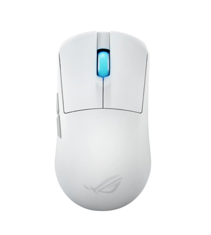 ASUS ROG Harpe Ace Mini White Ultralight 49-Gram Semi-Symmetrical Gaming Mouse,