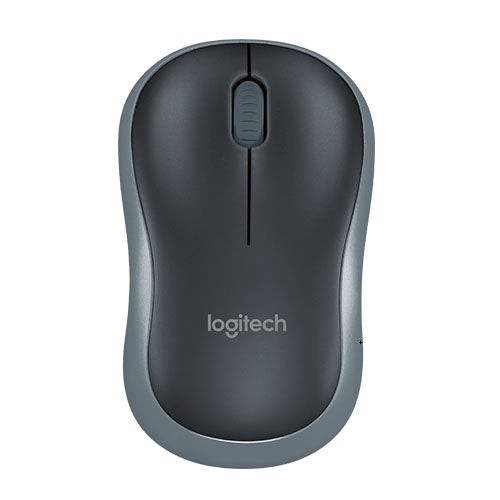 Logitech M185 Wireless Mouse — Grey, Nano Receiver, 1-Year Battery Life