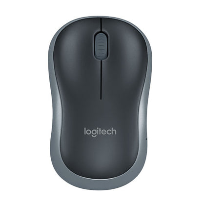 Logitech M185 Wireless Mouse — Grey, Nano Receiver, 1-Year Battery Life