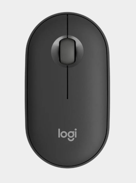 Logitech Pebble M350S Wireless Optical Mouse Graphite 1000 dpi  Bluetooth Low En