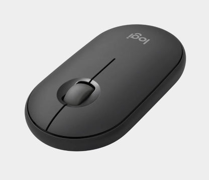 Logitech Pebble M350S Wireless Optical Mouse Graphite 1000 dpi  Bluetooth Low En