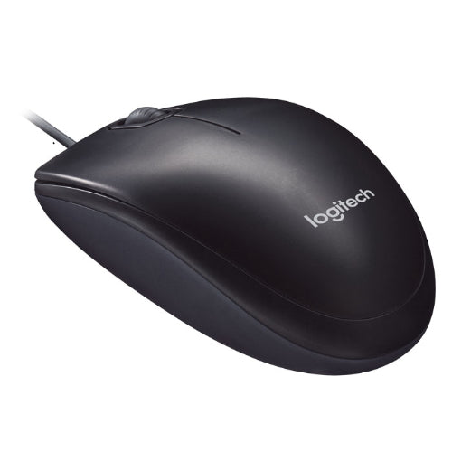 Logitech M90 USB Wired Optical Mouse — 1000dpi, Full Size, PC/Laptop/Mac