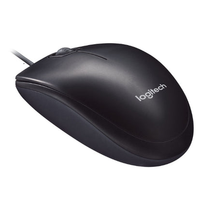 Logitech M90 USB Wired Optical Mouse — 1000dpi, Full Size, PC/Laptop/Mac