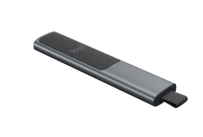(LS)Logitech Spotlight Presentation Remote Slate 2.4GHz dual Connectivity Bluetooth or USB 30m Range LED 3D accelerometer & Gyrpscope 1 year wty