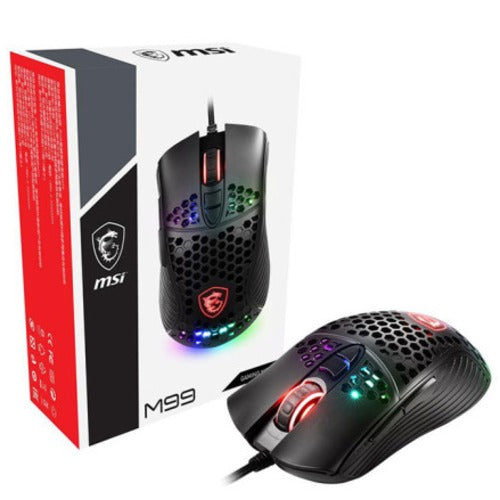 MSI Gaming Mouse_M99 Pro Boxl Sensor 3,200 DPI 12 RGB Modes 5 Customizable Buttons Comfortably Ergonomic Design (for Promo only) (LS)