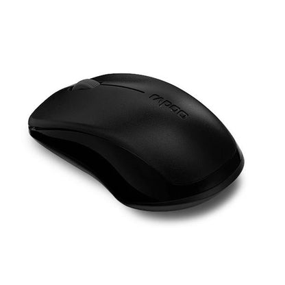 RAPOO 1620 2.4G Wireless Mouse Black, 1000 DPI, Long Battery. Retail Pack