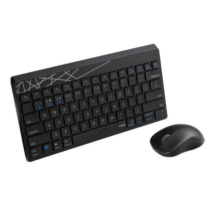 RAPOO 8000M Compact Wireless Multi-mode Bluetooth, 2.4Ghz, 3 Device Keyboard and
