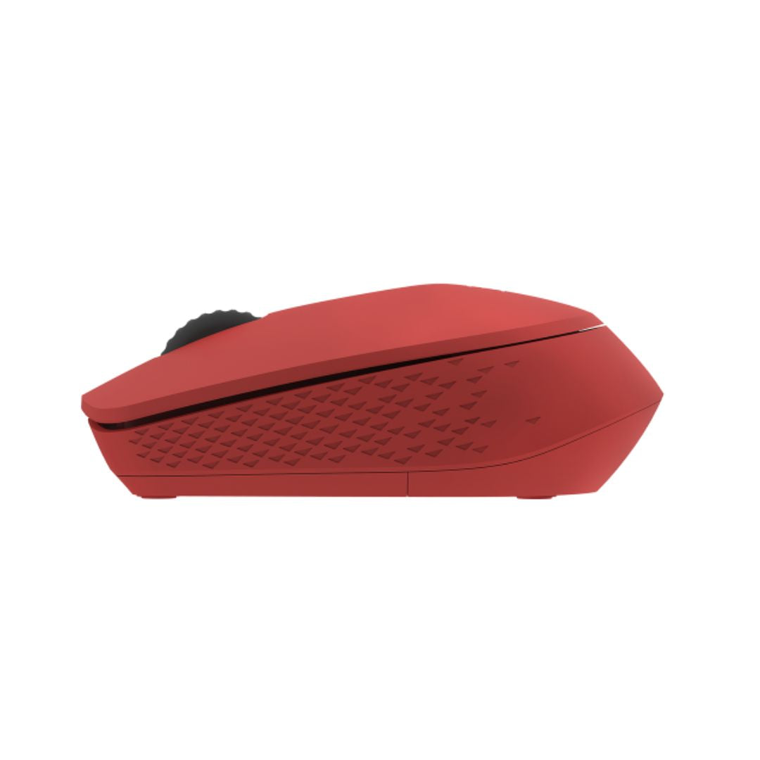 RAPOO M100 Multi-Mode Wireless Mouse — 2.4GHz & Bluetooth 3/4, Quiet Click, 1300dpi, Red