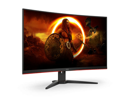 AOC 31.5' Curved 0.5ms 240Hz, FHD 1080 FreeSync Premium, Ultra Narrow Border Gam