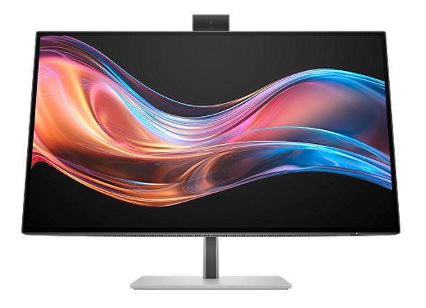 HP Series 7 Pro 727PM 27" 4K UHD Thunderbolt IPS Conferencing Monitor — 3840x2160, Webcam, Speakers, USB-C, Height-Adjustable, VESA
