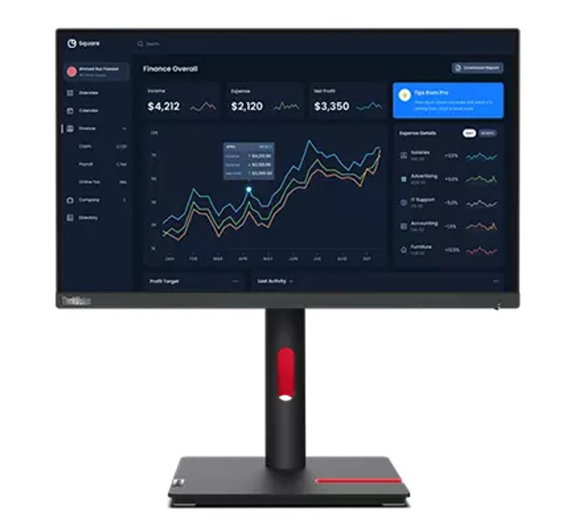 Lenovo ThinkVision T27i-30 27" FHD IPS Monitor 1920x1080 Height Adjustable