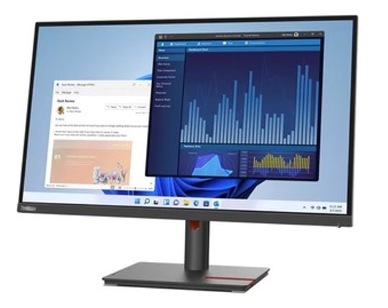 LENOVO ThinkVision T27P-30 27' UHD USB-C Monitor 4K 3840x2160 16:9 Height Adjust