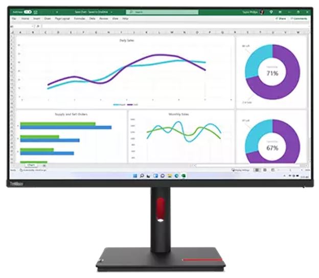 LENOVO ThinkVision T32H-30 31.5'/32' 60Hz QHD Monitor 2560 x 1440 16:9 4ms IPS H
