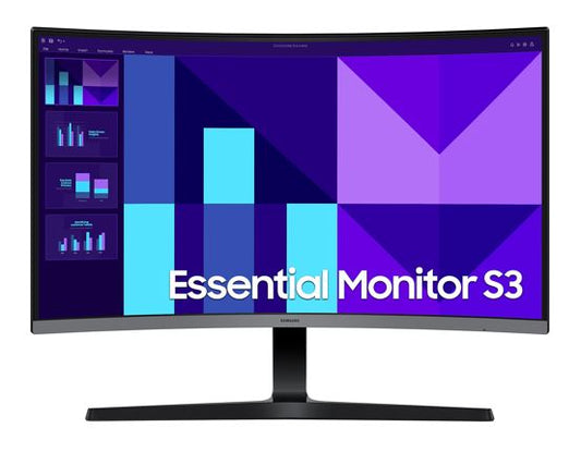Samsung 27" S39GD FHD 1800R Curved Monitor — 1920x1080, 100Hz, VA, 4ms, HDMI, D-Sub, Eye Saver, 3yr Warranty
