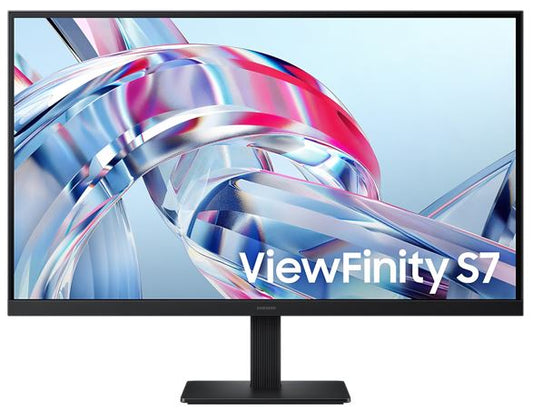 Samsung ViewFinity S70H 27' 4K UHD IPS Monitor 3840x2160 16:9 60Hz HDR10 DP HDMI Tilt VESA HAS Eye Saver Mode Black 3YR WTY