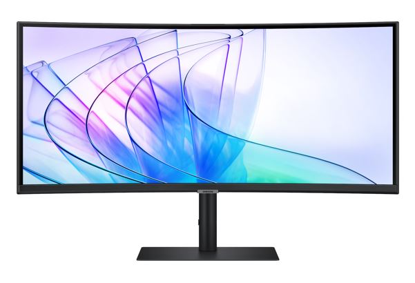 Samsung 34' ViewFinity S50GC UWQHD Ultra 3000:1 100Hz 4K 3440x1440 21:9 5ms 350 cd/㎡ HDR10 VA DP HDMI USB-C Hub LAN Webcam Tilt HAS Swivel VESA 3YR
