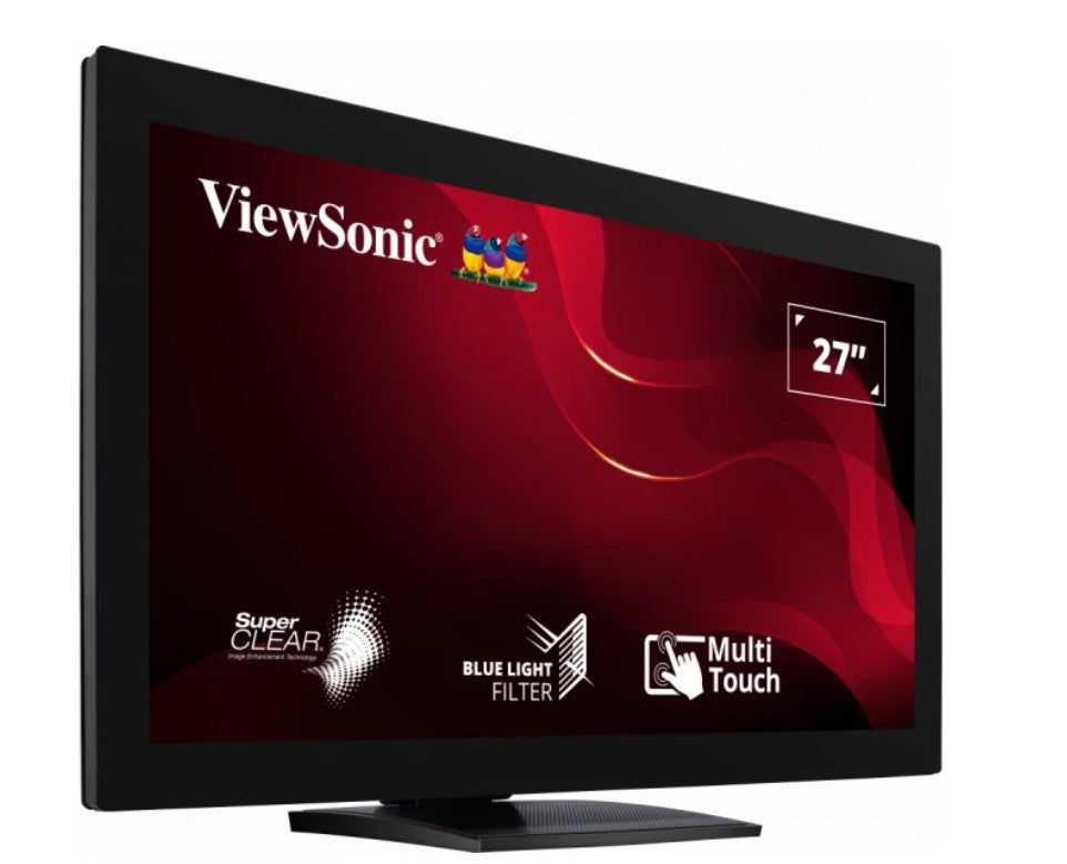 ViewSonic 27' TD2760 10-point Touch Screen, RS232 Serial Port, Advance Ergonomic