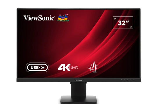ViewSonic 32' VG 4K SuperClear IPS, USB-C, DP, Height Adjust,  3y Advance Replac