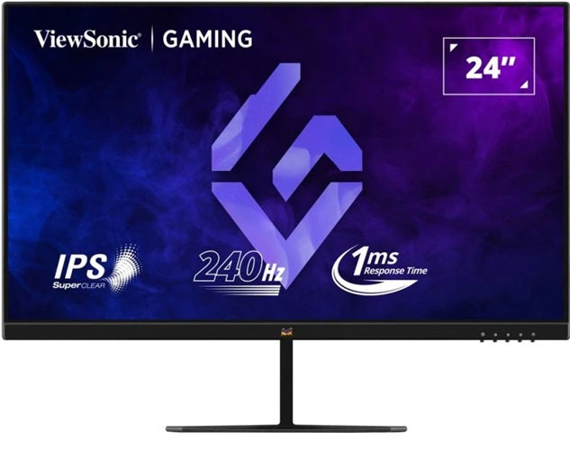 ViewSonic 24" 240Hz SuperClear IPS Gaming Monitor — 1ms, HDR10