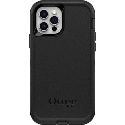 OtterBox Defender Apple iPhone 12 / iPhone 12 Pro Case Black - (77-65401), DROP+ 4X Military Standard, Included Holster, Rugged, 7 Years Warranty