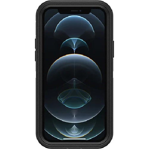 OtterBox Defender Apple iPhone 12 / iPhone 12 Pro Case Black - (77-65401), DROP+ 4X Military Standard, Included Holster, Rugged, 7 Years Warranty