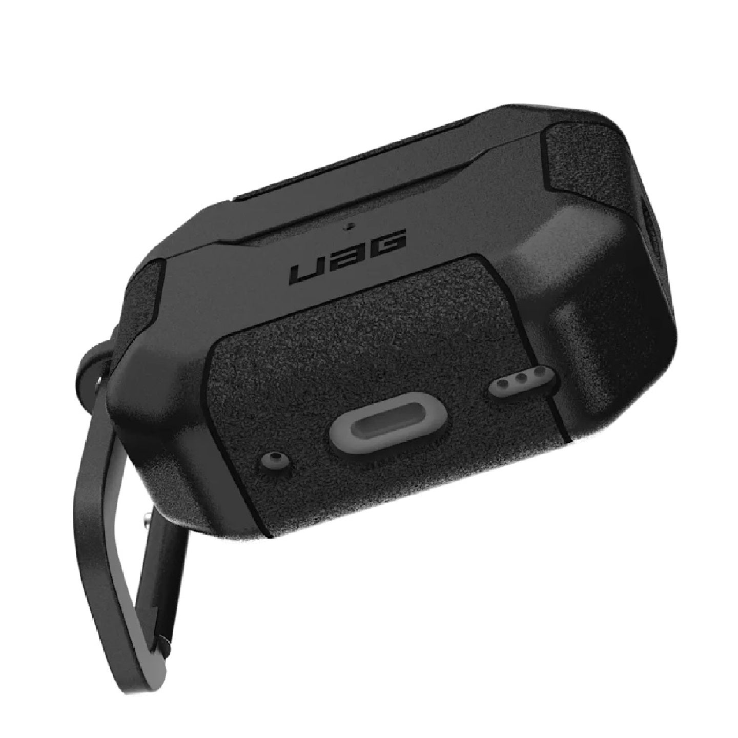 UAG Scout Apple Airpods Pro (2nd Gen) Rugged Case - Black (104123114040),DROP+ Military Standard,Detachable Carabiner, Featherlight,10 Years Warranty