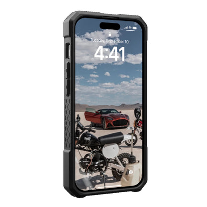 UAG Monarch Pro MagSafe Apple iPhone 15 Pro (6.1') Rugged Case - Carbon Fiber (114221114242), 25ft. Drop Protection(7.6M), 10 Years Warranty