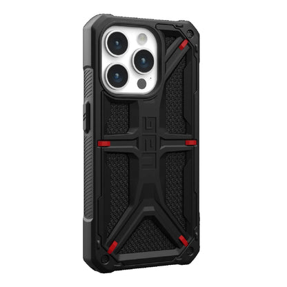 UAG Monarch Kevlar Apple iPhone 15 Pro (6.1') Rugged Case - Kevlar Black(114278113940),20ft. Drop Protection(6M),5 Layers Protection,10 Years Warranty