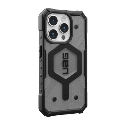 UAG Pathfinder MagSafe Apple iPhone 15 Pro (6.1') Rugged Case - Ash (114281113131),18ft. Drop Protection (5.4M), Tactical Grip, 10 Years Warranty