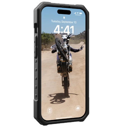 UAG Pathfinder MagSafe Apple iPhone 15 Pro (6.1') Rugged Case - Ice (114281114343), 18ft. Drop Protection (5.4M), Tactical Grip, 10 Years Warranty