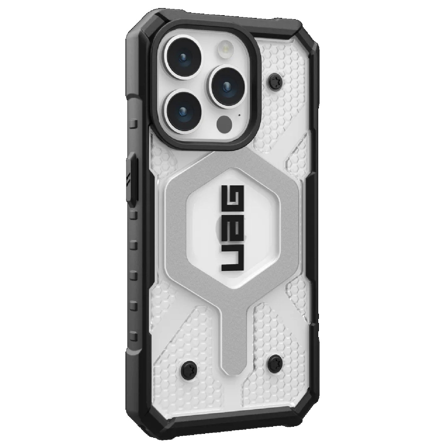 UAG Pathfinder MagSafe Apple iPhone 15 Pro (6.1') Rugged Case - Ice (114281114343), 18ft. Drop Protection (5.4M), Tactical Grip, 10 Years Warranty