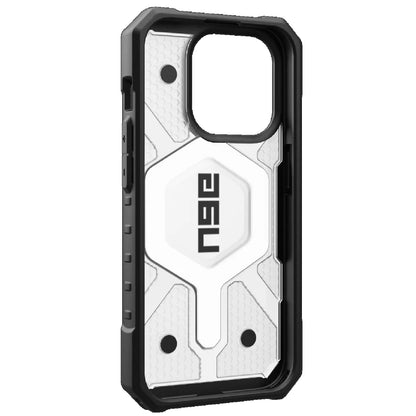 UAG Pathfinder MagSafe Apple iPhone 15 Pro (6.1') Rugged Case - Ice (114281114343), 18ft. Drop Protection (5.4M), Tactical Grip, 10 Years Warranty
