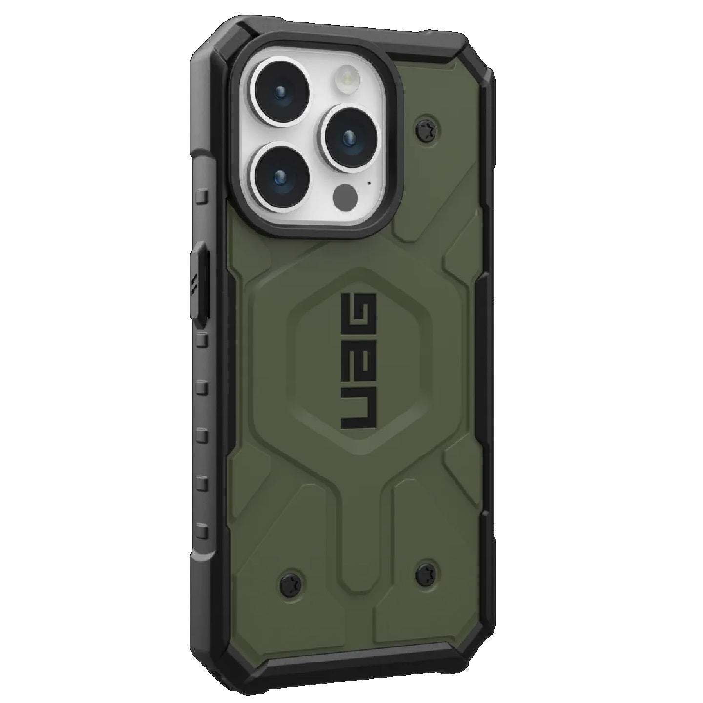 UAG Pathfinder MagSafe Apple iPhone 15 Pro (6.1') Rugged Case - Olive Drab (114281117272),18ft. Drop Protection (5.4M),Tactical Grip,10 Years Warranty