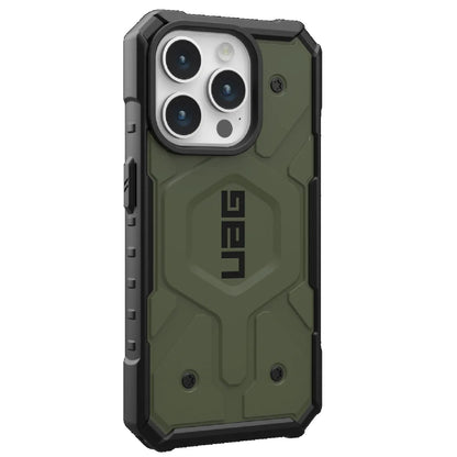 UAG Pathfinder MagSafe Apple iPhone 15 Pro (6.1') Rugged Case - Olive Drab (114281117272),18ft. Drop Protection (5.4M),Tactical Grip,10 Years Warranty