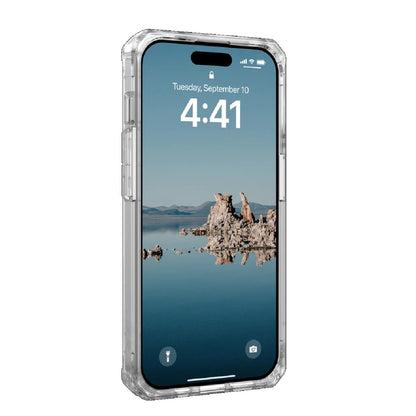 UAG Plyo MagSafe Apple iPhone 15 Pro (6.1') Rugged Case - Ice/White (114286114341), 16ft. Drop Protection (4.8M), 10 Years Warranty