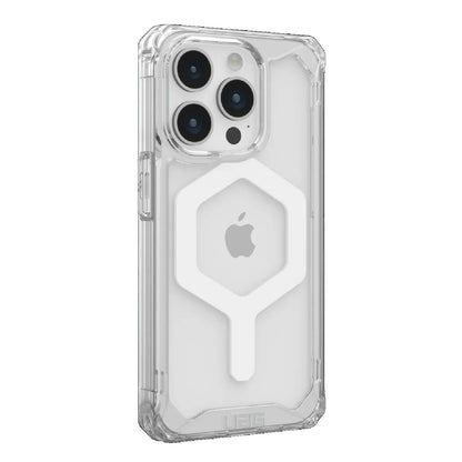 UAG Plyo MagSafe Apple iPhone 15 Pro (6.1') Rugged Case - Ice/White (114286114341), 16ft. Drop Protection (4.8M), 10 Years Warranty