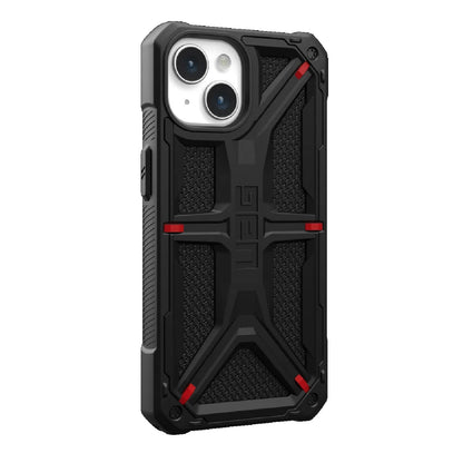 UAG Monarch Kevlar Apple iPhone 15 (6.1') Rugged Case - Kevlar Black (114289113940), 20ft. Drop Protection (6M), 10 Years Warranty