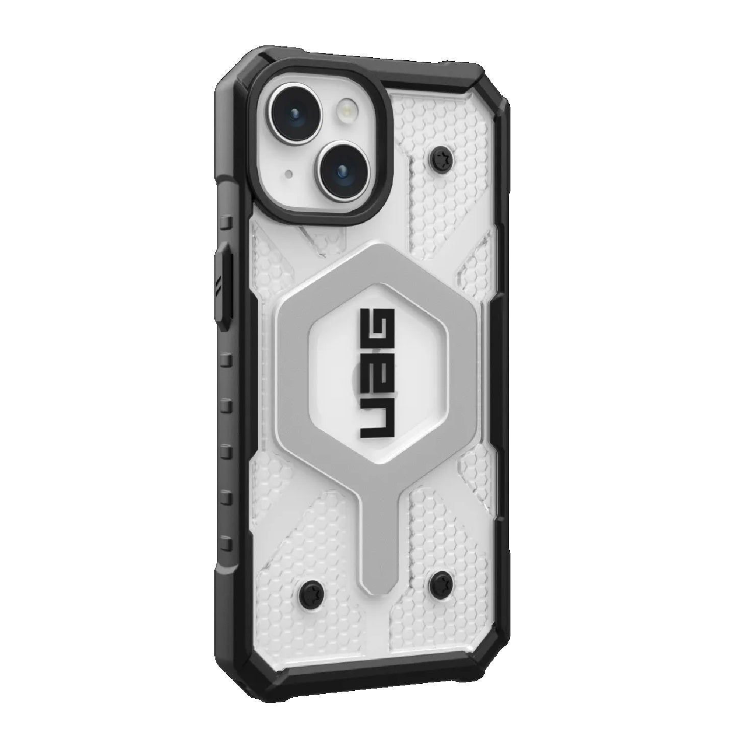 UAG Pathfinder MagSafe Apple iPhone 15 (6.1') Rugged Case - Ice (114291114343), 18ft. Drop Protection (5.4M), Tactical Grip, 10 Years Warranty