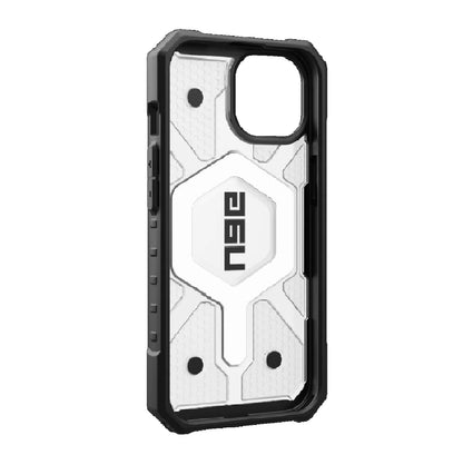UAG Pathfinder MagSafe Apple iPhone 15 (6.1') Rugged Case - Ice (114291114343), 18ft. Drop Protection (5.4M), Tactical Grip, 10 Years Warranty