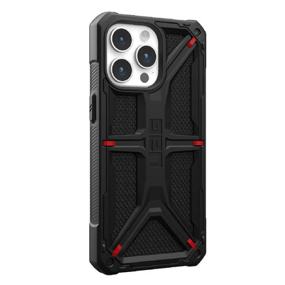UAG Monarch Kevlar Apple iPhone 15 Pro Max (6.7') Rugged Case - Kevlar Black(114298113940), 20ft. Drop Protection (6M), 10 Years Warranty