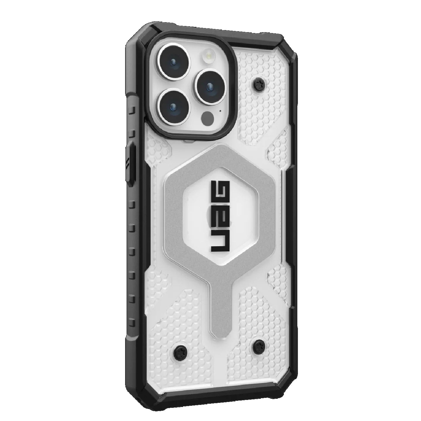 UAG Pathfinder MagSafe Apple iPhone 15 Pro Max (6.7') Rugged Case - Ice (114301114343), 18ft. Drop Protection (5.4M), Tactical Grip, 10 Years Warranty